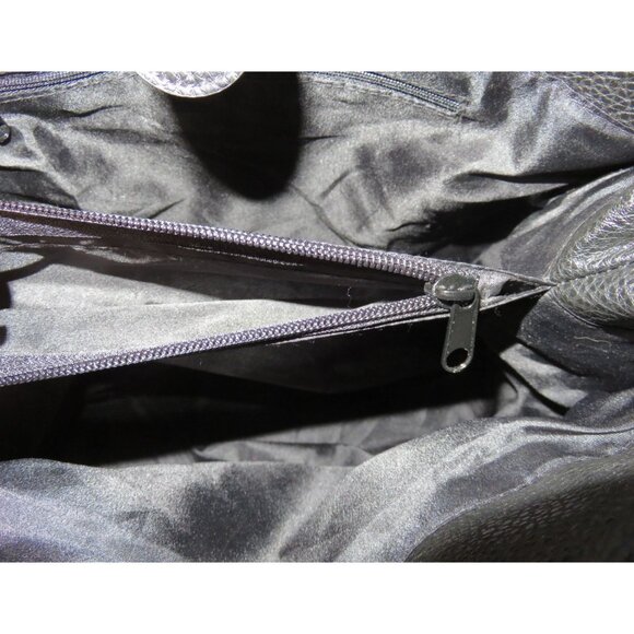 George Black & White Houndstooth Vegan Leather Tote Crossbody Handbag Brand NWT - Picture 10 of 12